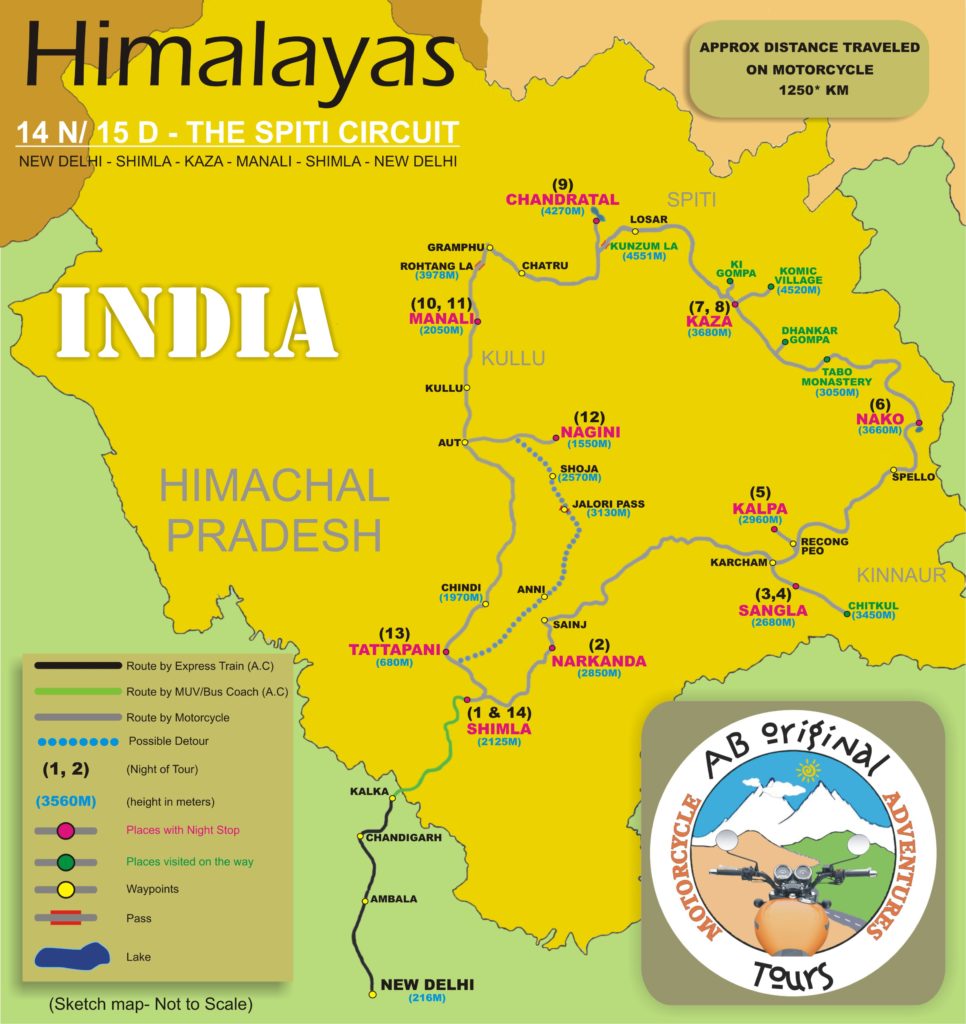 Himalayas Motorcycle Tour Of Spiti Valley India Royal Enfield Himalayan Himalayas Motorcycle Tour Of Spiti Valley India Royal Enfield Himalayan